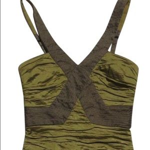 BCBG Maxazria Simson Taffeta Dress